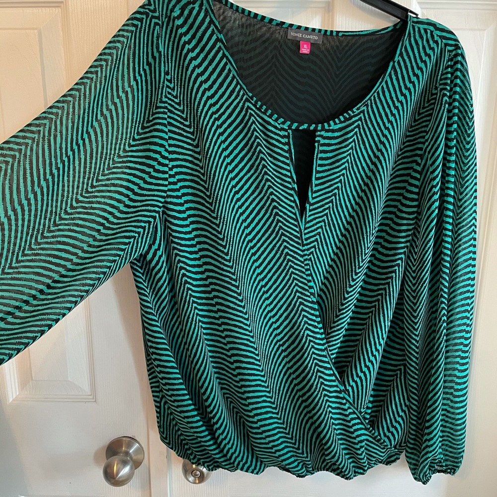 Long sleeve flowy blouse